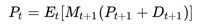 Efficient Market Hypothesis equation