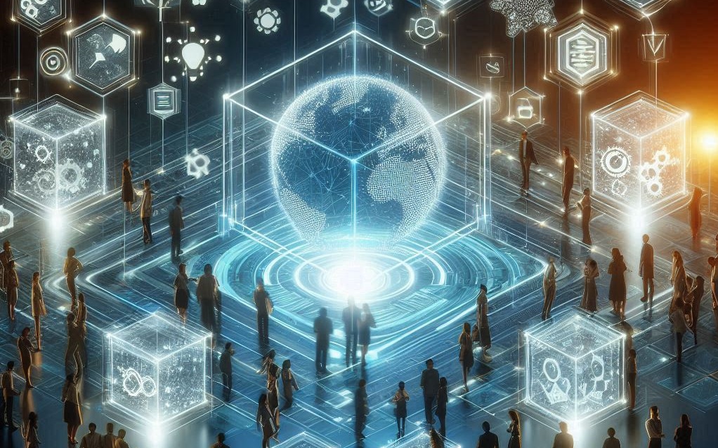 An image about blockchain technology