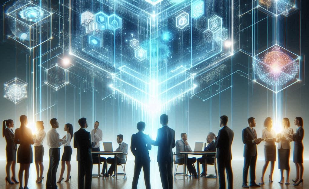 An image suggesting the future of blockchain technology