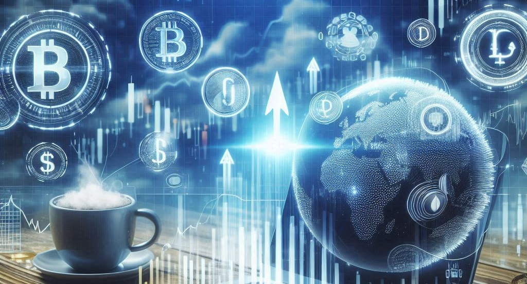 Image depicting stocks and cryptocurrencies