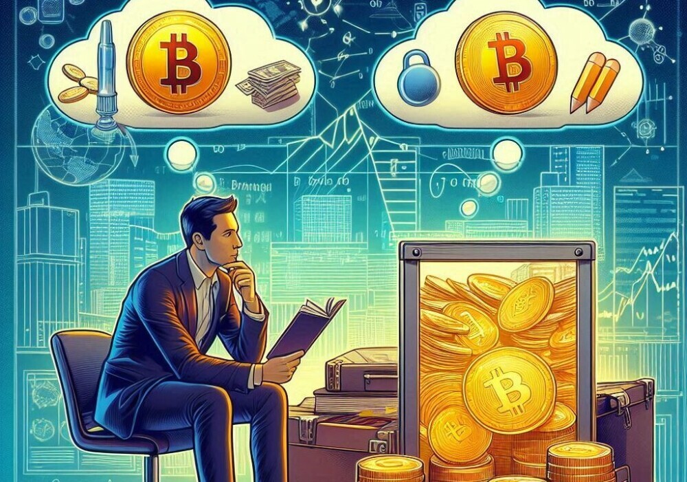 Trader considering different crypto wallets
