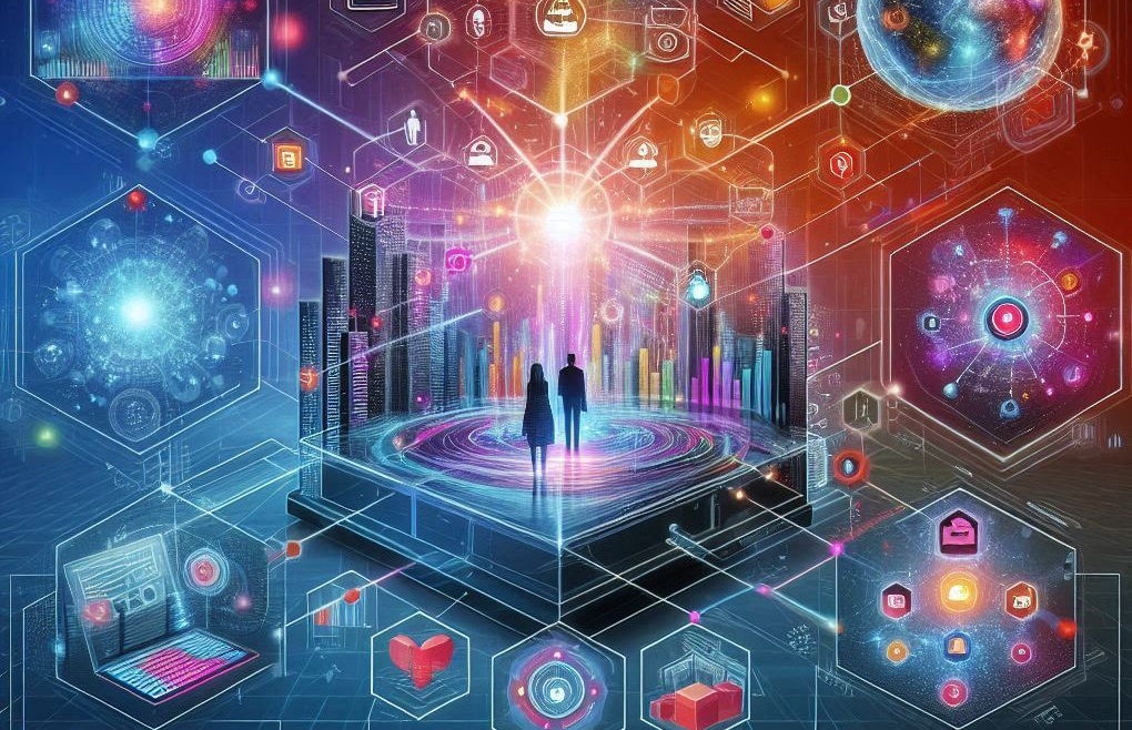 Image showing concepts of ERP Web3 blockchain and business opportunities